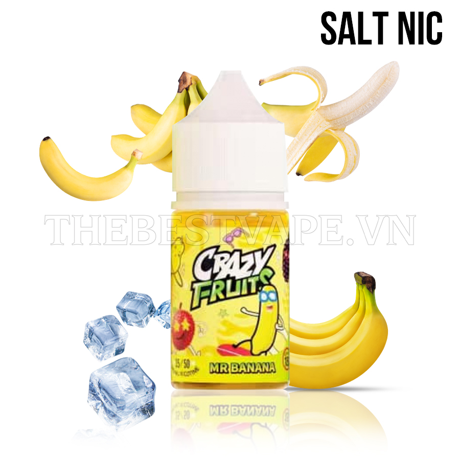 Tokyo Crazy Fruits - MR BANANA ( Chuối Lạnh ) - Slat Nicotine