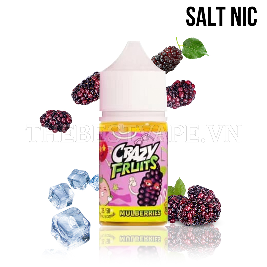 Tokyo Crazy Fruits - MULBERRIES ( Dâu Tằm Lạnh ) - Salt Nicotine