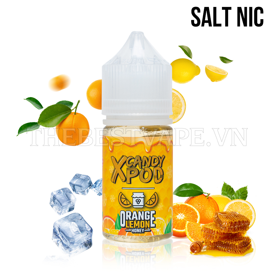 Xcandy Pod - ORANGE LEMON HONEY ( Cam Chanh Mật Ong Lạnh ) - Salt Nicotine