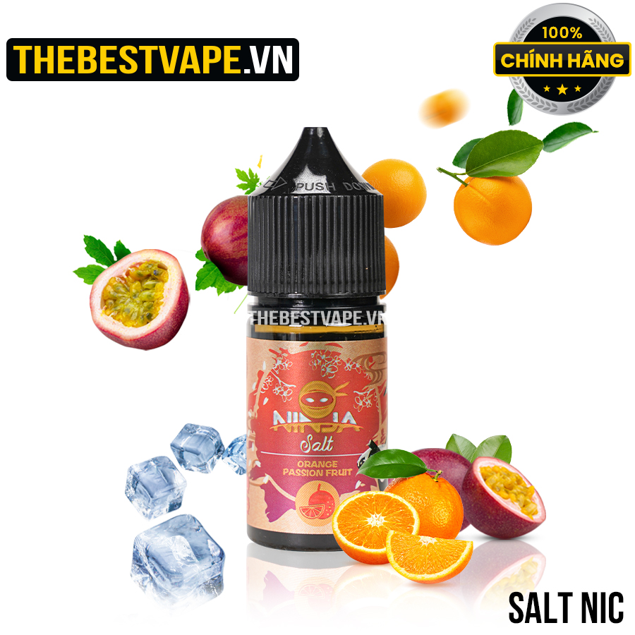 Ninja - ORANGE PASSION FRUIT ( Cam Chanh Dây Lạnh ) - Salt Nicotine