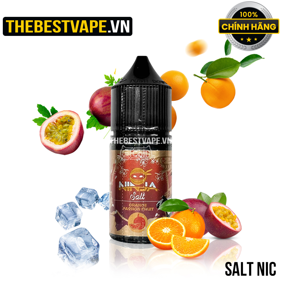 Ninja - ORANGE PASSION FRUIT ( Cam Chanh Dây Lạnh ) - Salt Nicotine