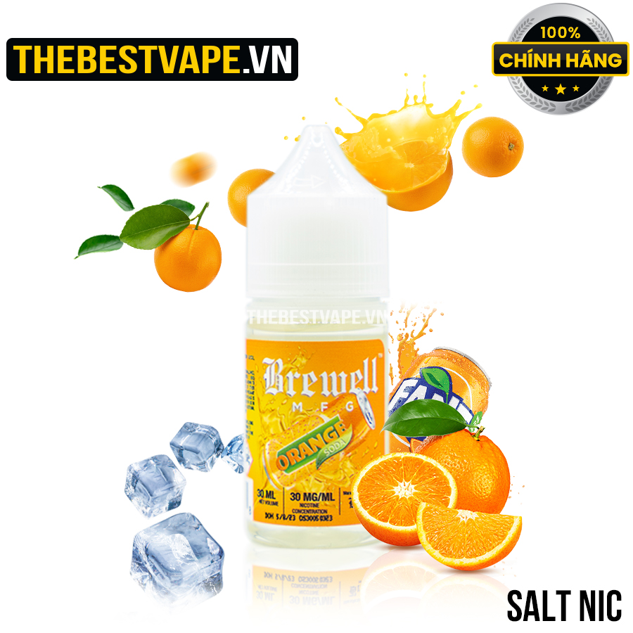 Brewell - ORANGE SODA ( Soda Cam Lạnh ) - Salt Nicotine