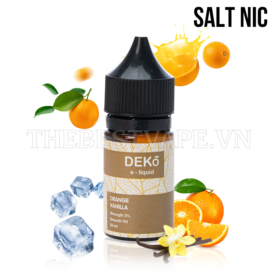 Deko - ORANGE VANILLA ( Cam Vanilla ) - Salt Nicotine