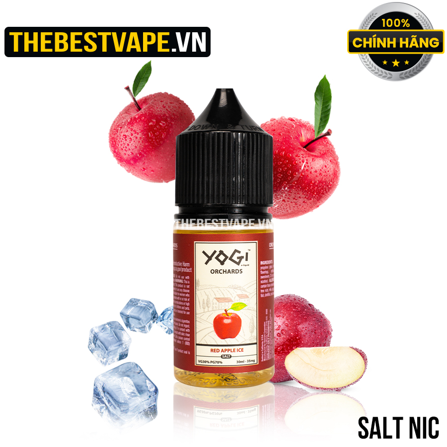 Yogi ( Orchards ) - RED APPLE ICE ( Táo Đỏ Lạnh ) - Salt Nicotine