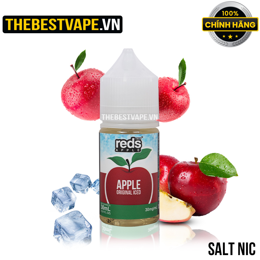 7 Daze MFG ( Reds Apple ) - APPLE ORIGINAL ICE ( Táo Lạnh ) - Salt Nicotine