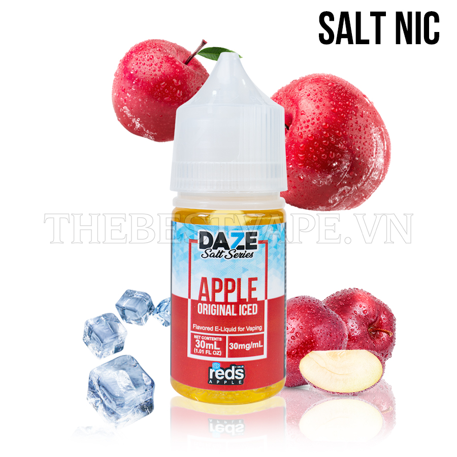 7 Daze MFG ( Reds Apple ) - APPLE ORIGINAL ICE ( Táo Lạnh ) - Salt Nicotine