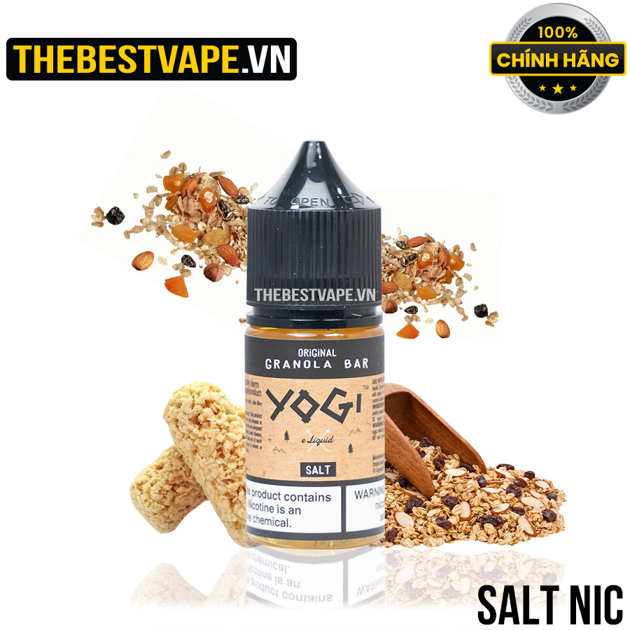 Yogi ( Granola Bar ) - ORIGINAL ( Ngũ Cốc Mật Ong ) - Salt Nicotine