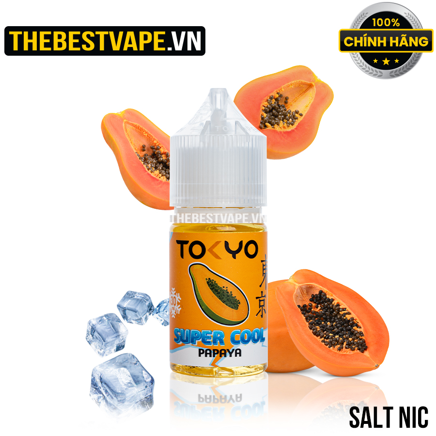 Tokyo ( Super Cool ) - PAPAYA ( Đu Đủ Siêu Lạnh ) - Salt Nicotine