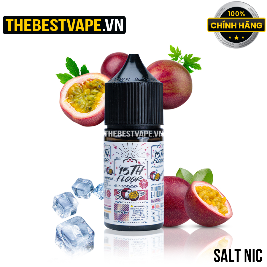 15TH Floor - PASSION FRUIT ( Chanh Dây Lạnh ) - Salt Nicotine