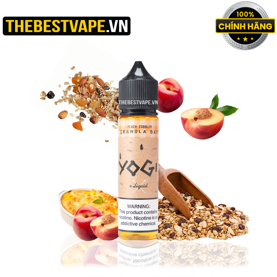 Yogi ( Granola Bar )- PEACH COBBLER ( Bánh Ngũ Cốc Cobbler Đào ) - Freebase