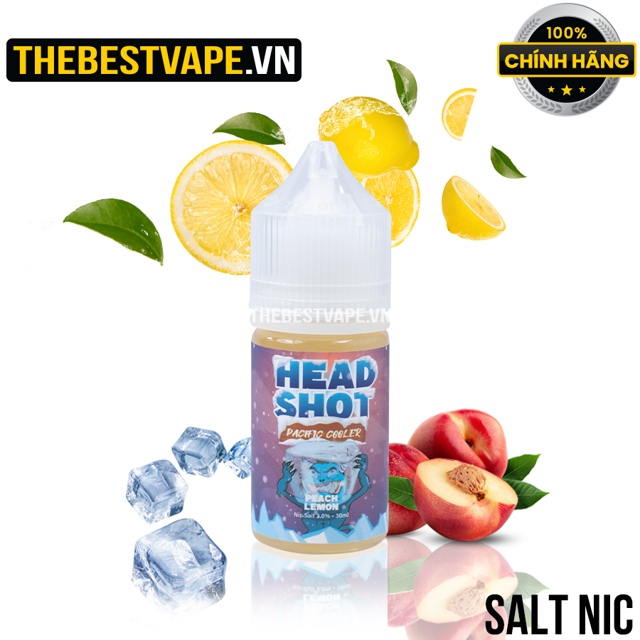 Headshot - PEACH LEMON ( Đào Chanh Lạnh ) - Salt Nicotine