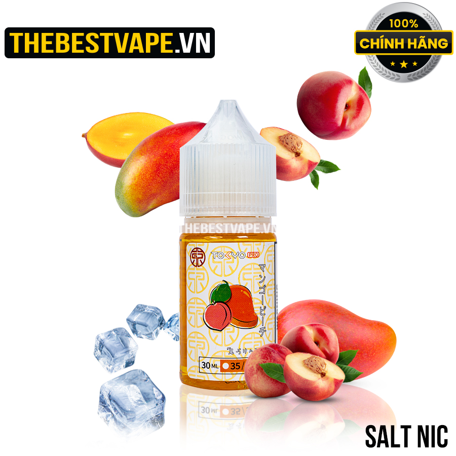 Tokyo Pro ( Classic Series ) - ICED MANGO PEACH ( Xoài Đào Lạnh ) - Salt Nicotine