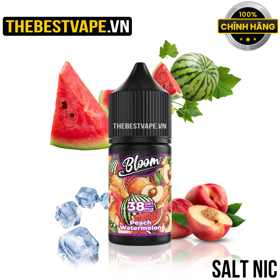 Bloom - PEACH WATERMELON ( Đào Dưa Hấu Lạnh ) - Salt Nicotine