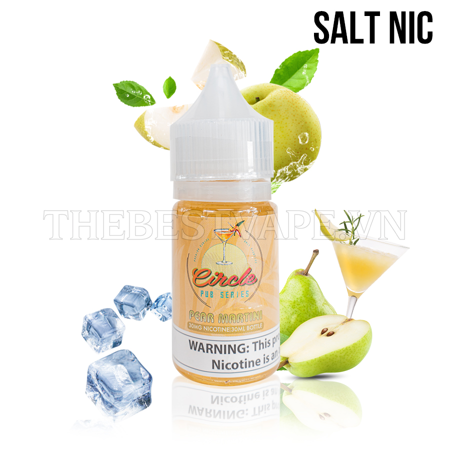 Circle  ( Pub Series ) - PEAR MARTINI ( Lê Martine Lạnh ) - Salt Nicotine