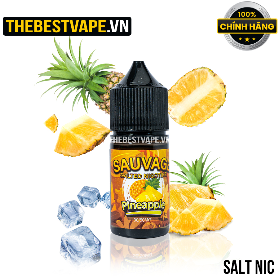 Sauvage - PINEAPPLE ( Dứa Lạnh ) - Salt Nicotine