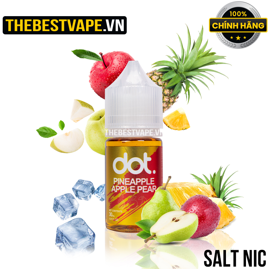 DotMod - PINEAPPLE APPLE PEAR ( Dứa Táo Lê Lạnh ) - Salt Nicotine