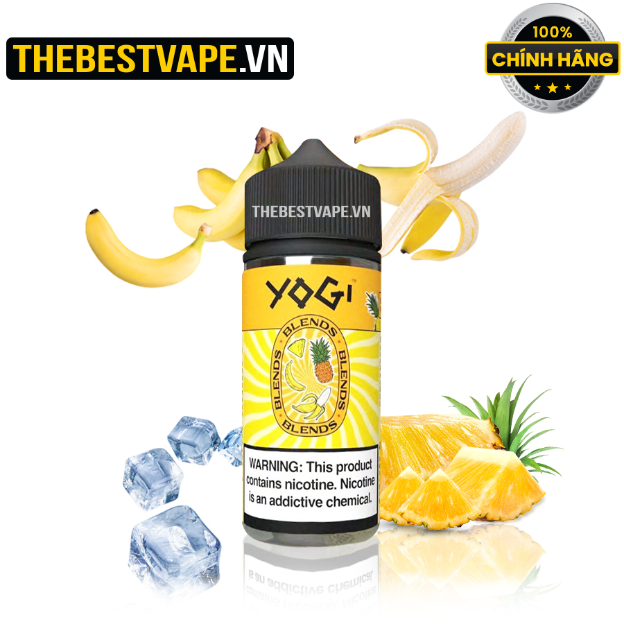 Yogi ( Blends ) - BANANA PINEAPPLE ICE ( Chuối Dứa Lạnh ) - Freebase