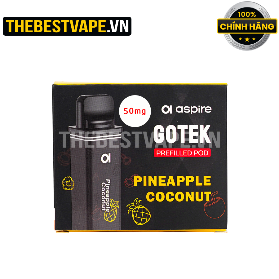 Aspire - GOTEK - Prefilled Pod 5ML - 50MG ( Đầu pod chứa dầu )