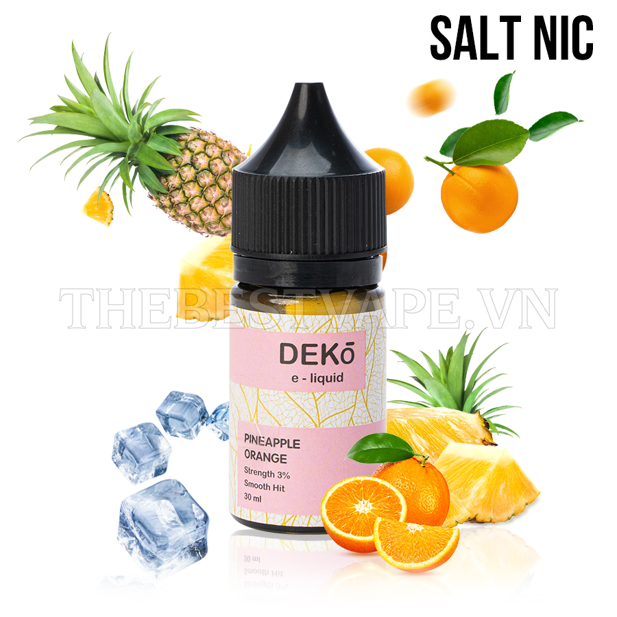 Deko - PINEAPPLE ORANGE ( Thơm Cam Lạnh ) - Salt Nicotine