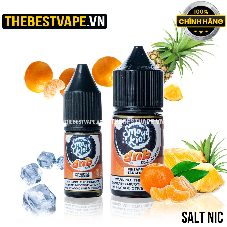 Smokio 49 DNB - PINEAPPLE TANGERINE ( Dứa Quýt Lạnh ) - Salt Nicotine