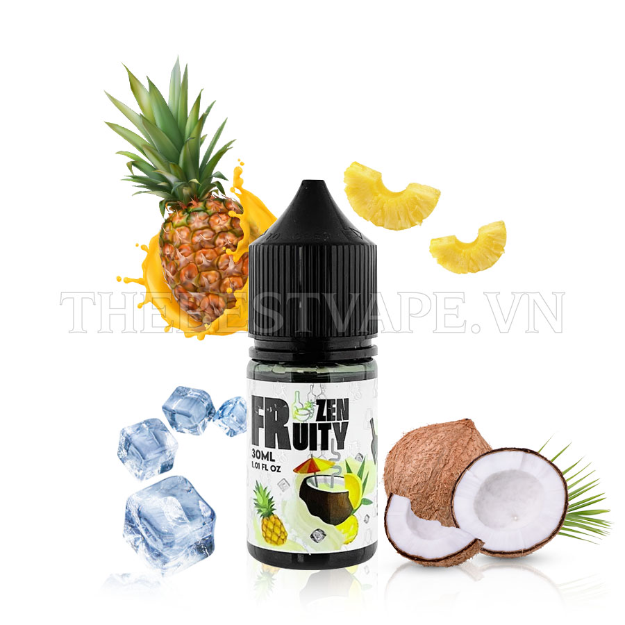 Frozen Fruity - ICED ANANAS PINA ( Dứa Dừa Lạnh ) - Salt Nicotine