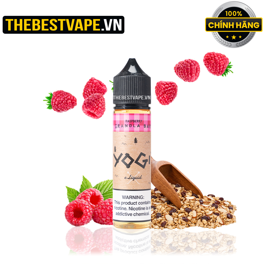 Yogi ( Granola Bar ) - RASPBERRY ( Ngũ Cốc Mâm Xôi ) - Freebase