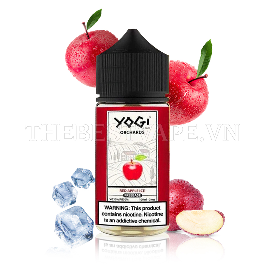 Yogi ( Orchards ) - RED APPLE ICE ( Táo Đỏ Lạnh ) - Freebase