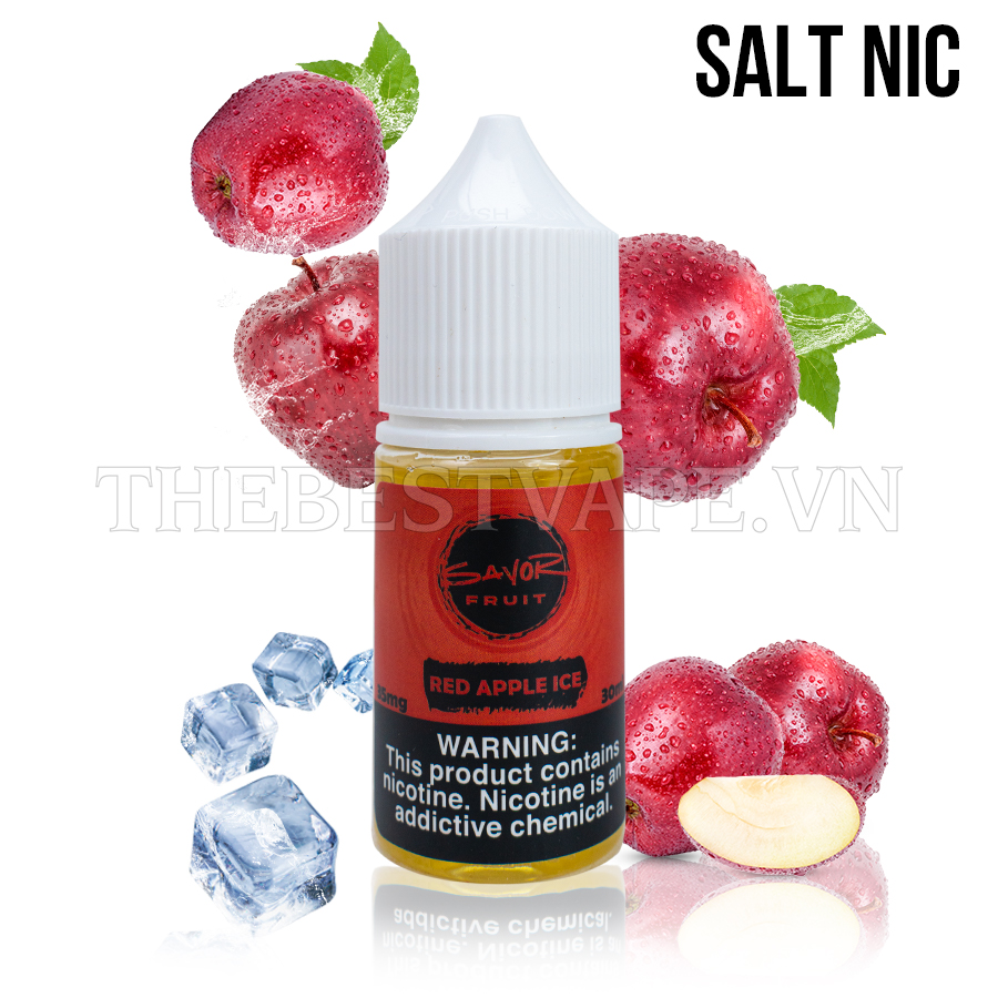 Savor Fruit - RED APPLE ICE ( Táo Đỏ Lạnh ) - Salt Nicotine