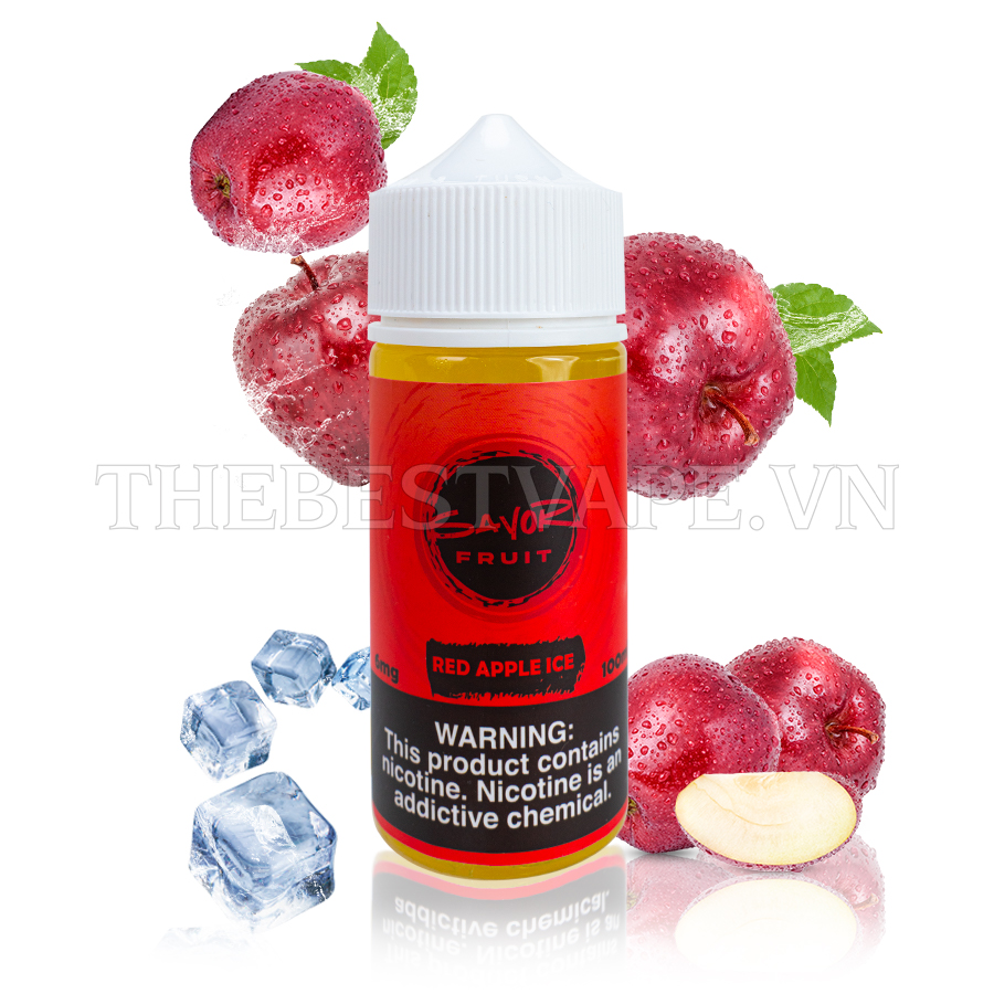 Savor Fruit - RED APPLE ICE ( Táo Đỏ Lạnh ) - Freebase