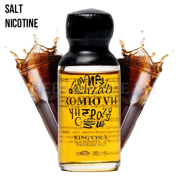 Romio ( Glass Series ) - V14  KING COLA ( Coca Cola Lạnh ) - Salt Nicotine
