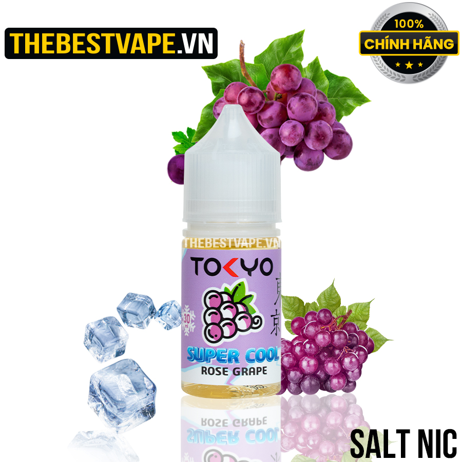 Tokyo ( Super Cool ) - ROSE GRAPE ( Nho Tím Siêu Lạnh ) - Salt Nicotine