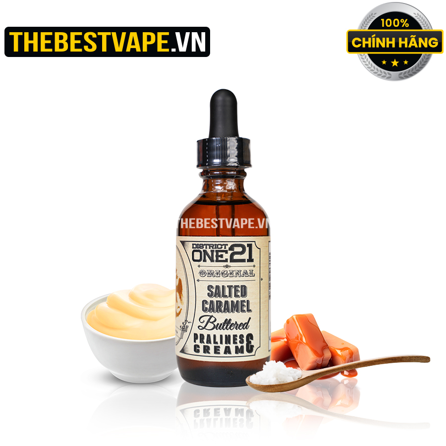 District One 21 ( Special Blend ) - SALTED CARAMEL ( Sốt Caramel Muối ) - Freebase