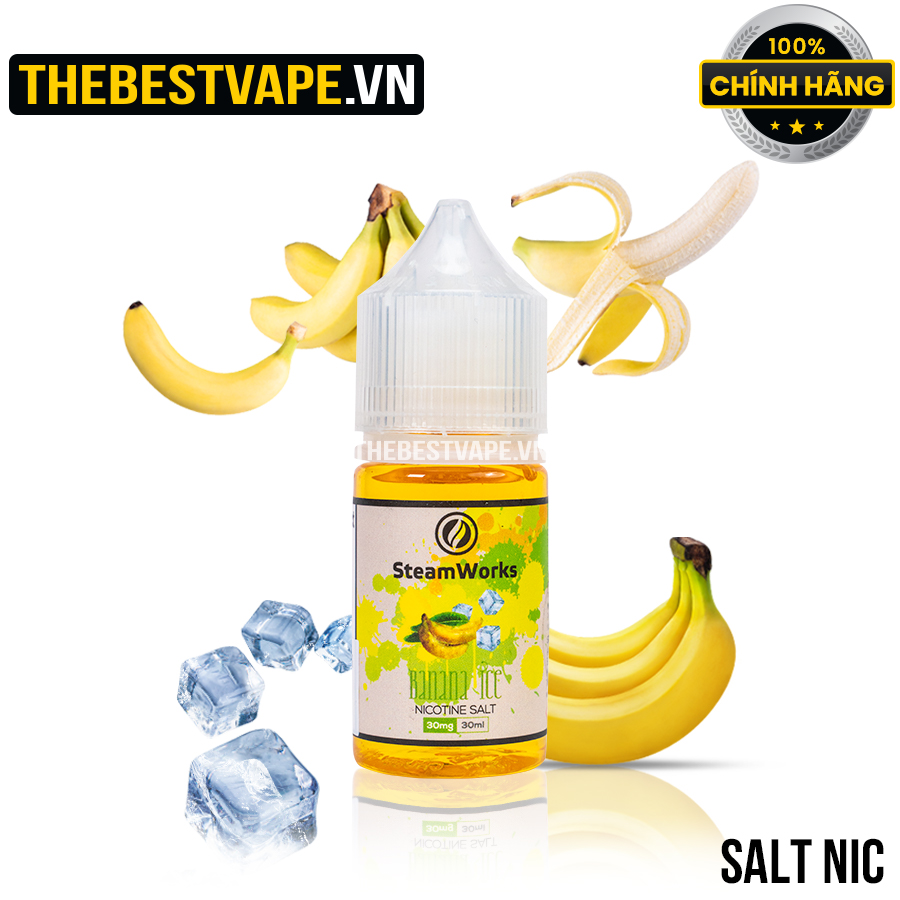 Steam Works - BANANA ICE ( Chuối Lạnh ) - Salt Nicotine