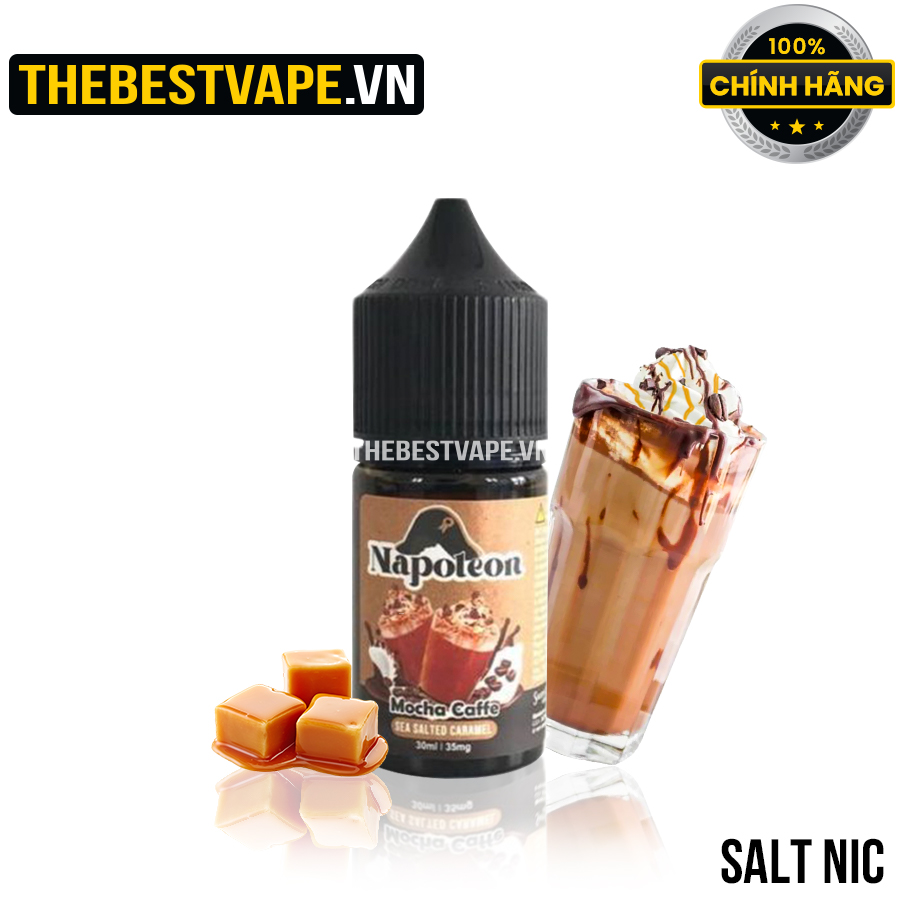 Sweet 21 ( Napoleon ) - CARAMEL MOCHA CAFFE ( Cà Phê Mocha Caramel ) - Salt Nicotine