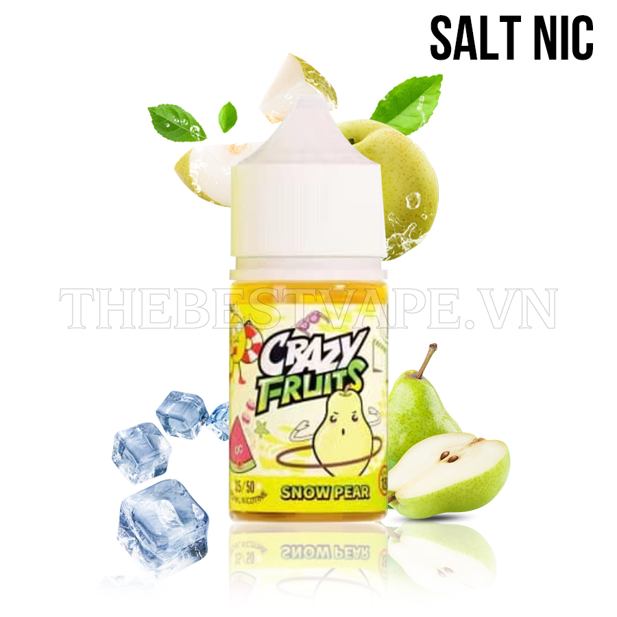 Tokyo Crazy Fruits - SNOW PEAR ( Lê Lạnh ) - Salt Nicotine