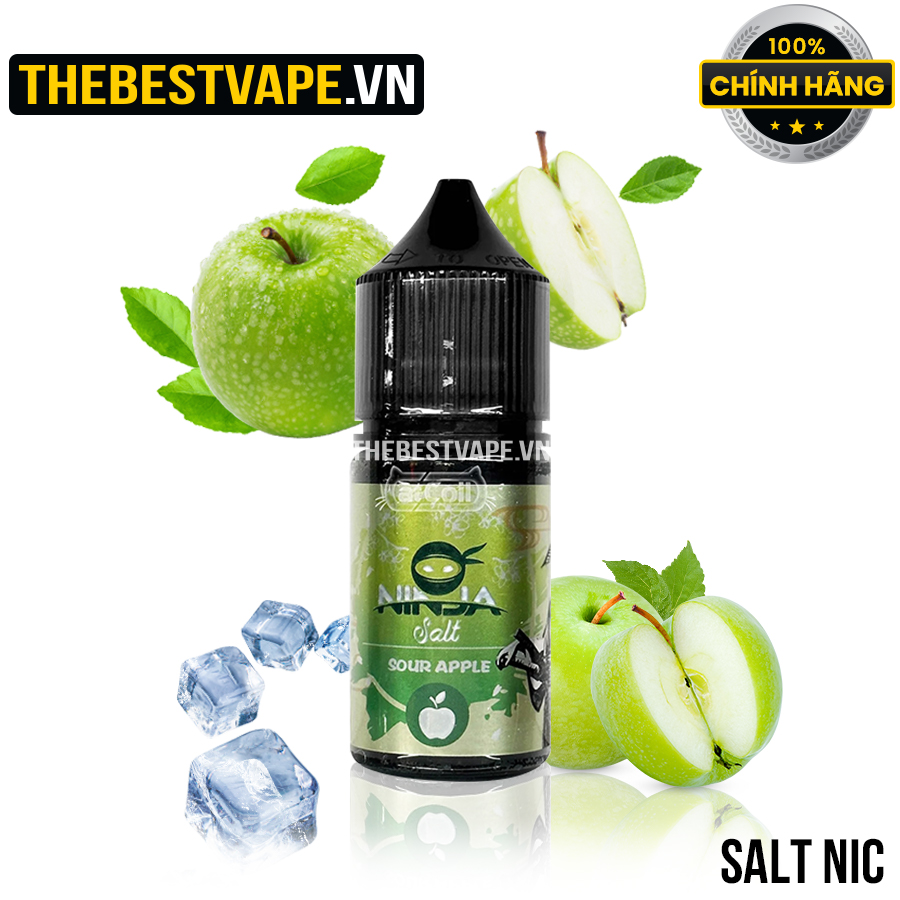 Ninja - SOUR APPLE ( Táo Xanh Lạnh ) Salt Nicotine