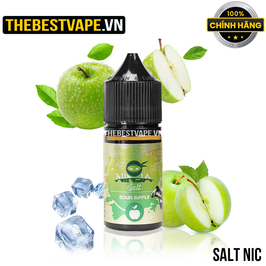 Ninja - SOUR APPLE ( Táo Xanh Lạnh ) Salt Nicotine