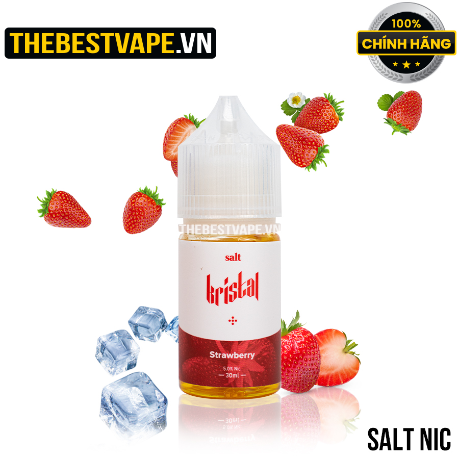 Kristal - STRAWWBERRY ( Dâu Tây ) - Salt Nicotine