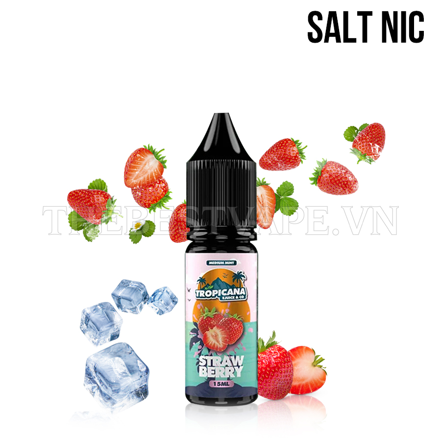 Tropicana Ejuice & Co - STRAWBERRY ( Dâu Tây Lạnh ) - Salt Nicotine