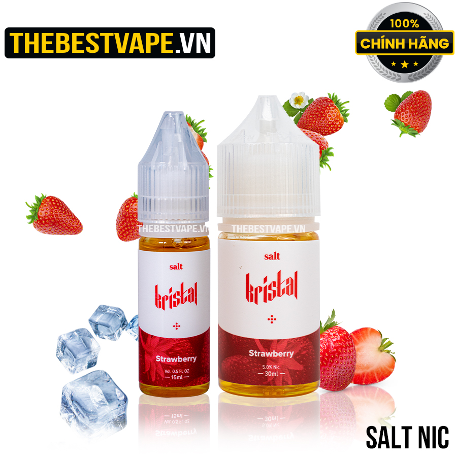 Kristal - STRAWWBERRY ( Dâu Tây ) - Salt Nicotine