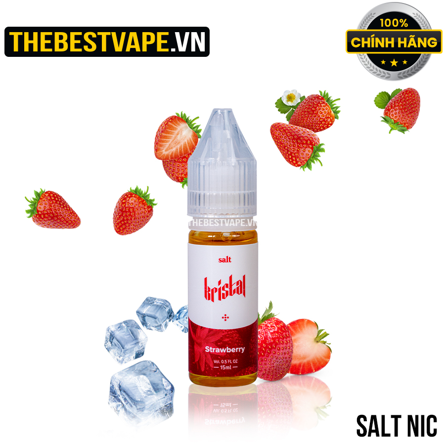 Kristal - STRAWWBERRY ( Dâu Tây ) - Salt Nicotine
