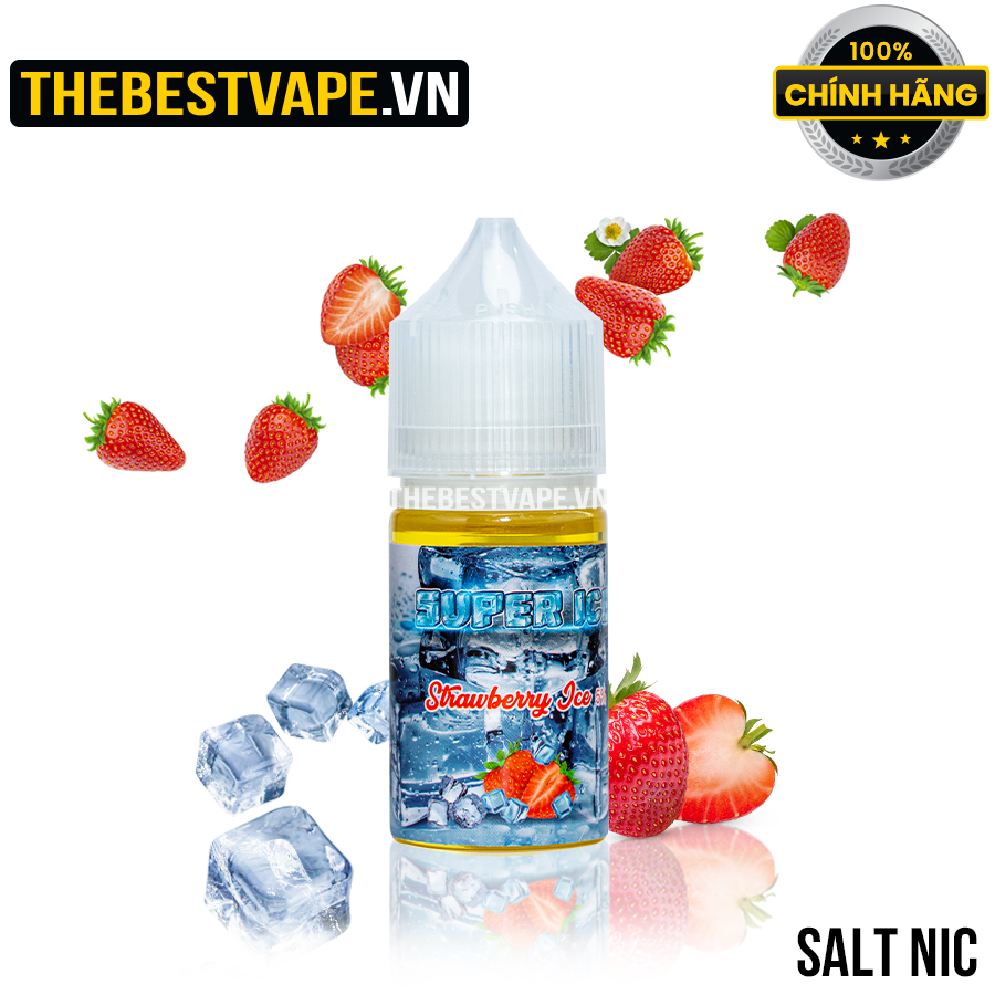 Super Ice - STRAWBERRY ICE ( Dâu Tây Lạnh ) - Salt Nicotine