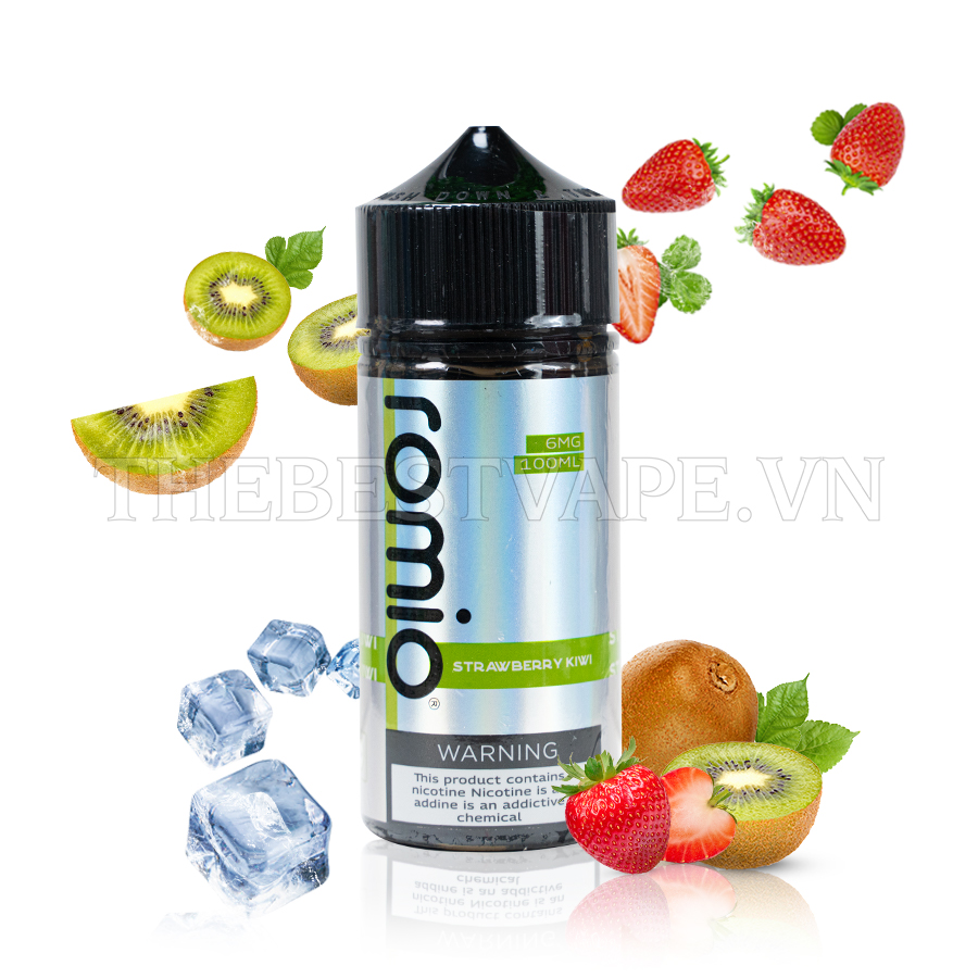 ROMIO - Strawberry Kiwi ( Dâu Kiwi Lạnh ) - Freebase