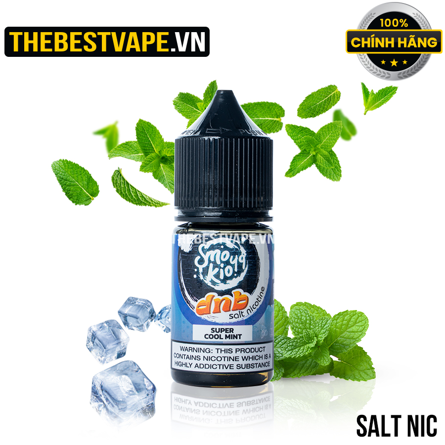 Smokio 49 DNB - SUPER COOL MINT ( Bạc Hà Siêu Lạnh ) - Salt Nicotine