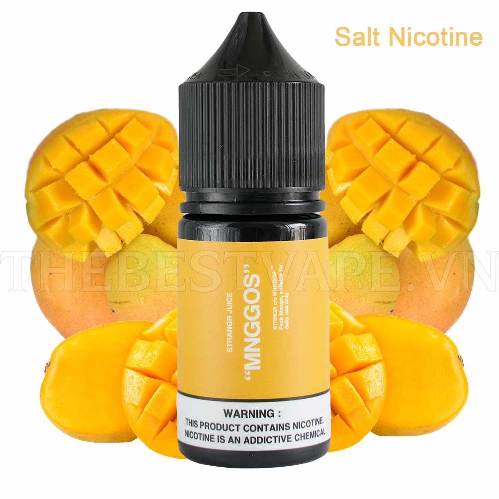 Tinh dầu vape salt nicotine MNGGOS 35Ni Strangr Juice