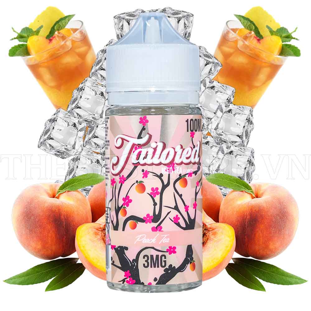 Tinh dầu vape mỹ Peach Tea - Tailored 60ml