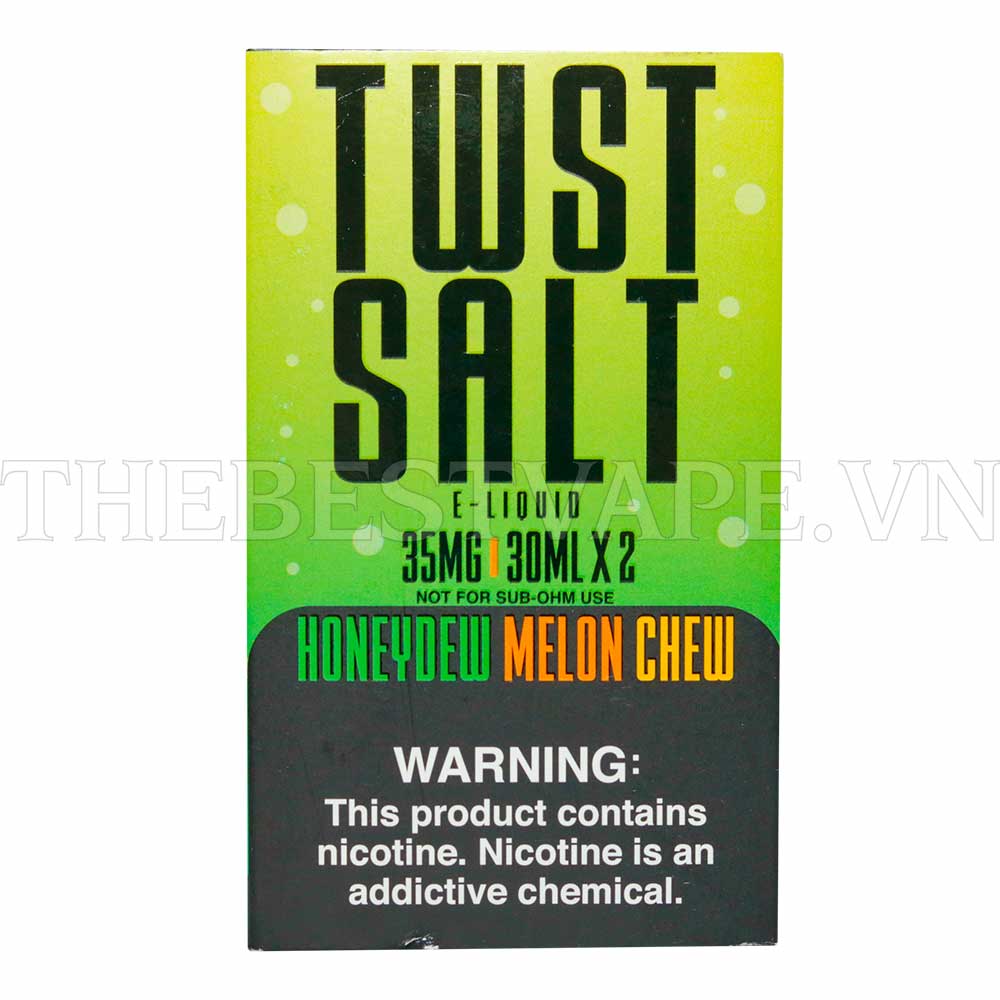 Tinh dầu vape mỹ Salt Nicotine Honeydew Melon Chew Twist 30ml