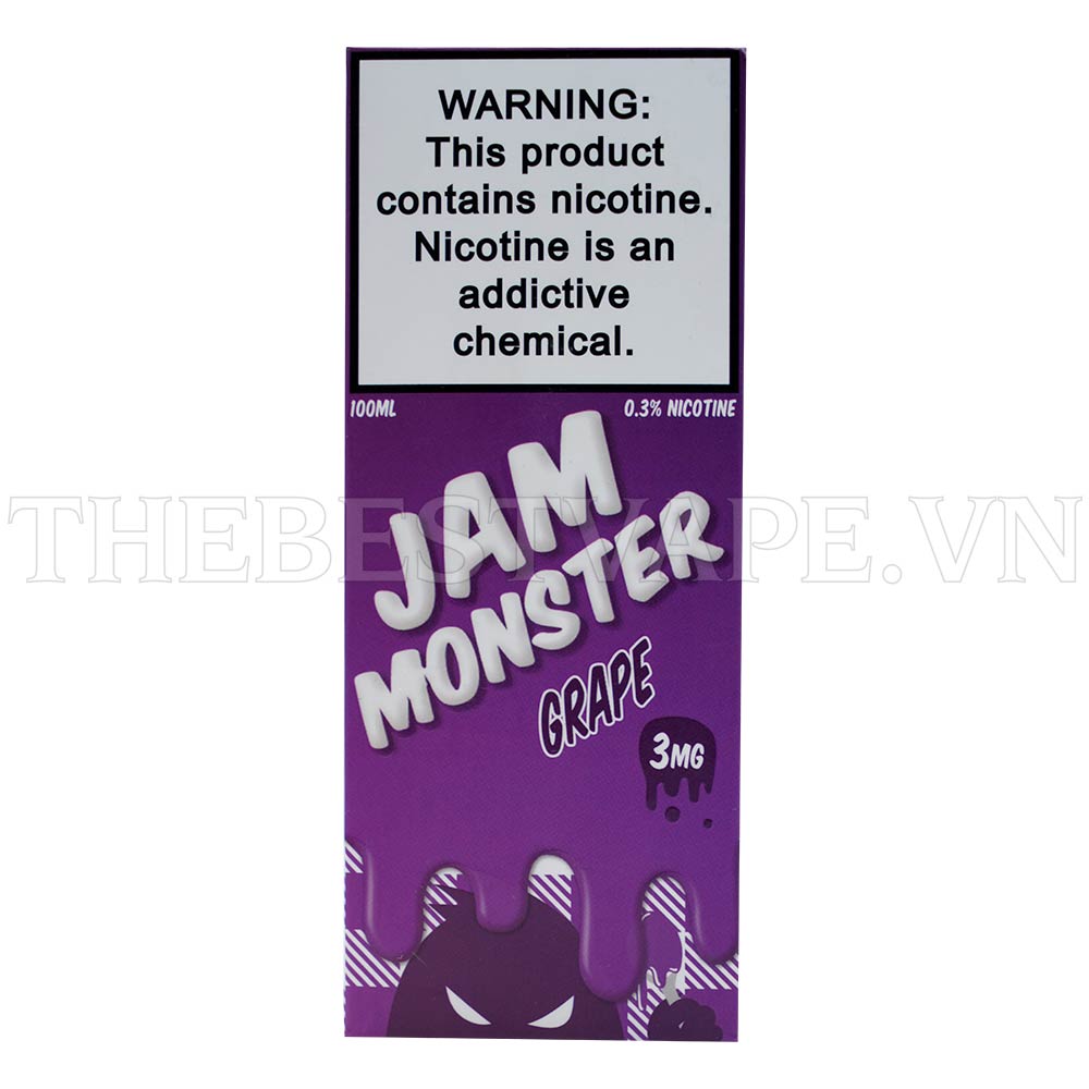 Monster Vape Labs ( Jam Monster ) - GRAPE ( Bánh Mứt Nho ) - Salt Nicotine