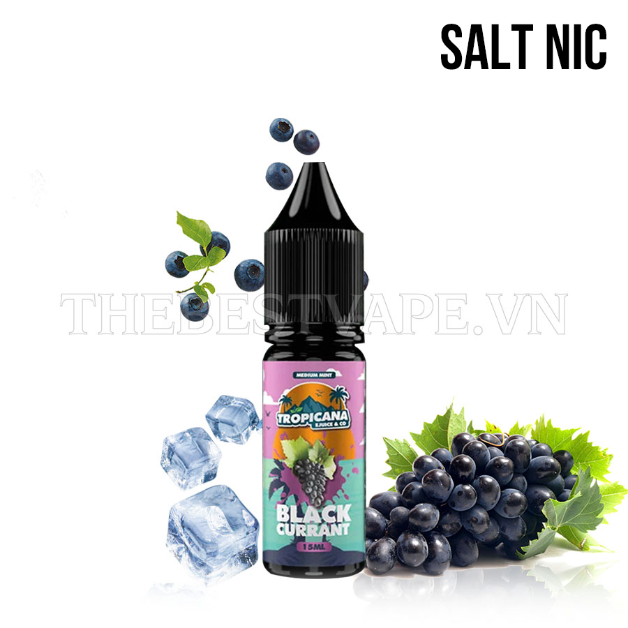 Tropicana Ejuice & Co - BLACKCURRANT ( Nho Đen Lạnh ) - Salt Nicotine