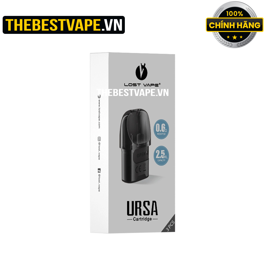 Lost Vape - URSA - Cartridge ( Pod châm dầu )